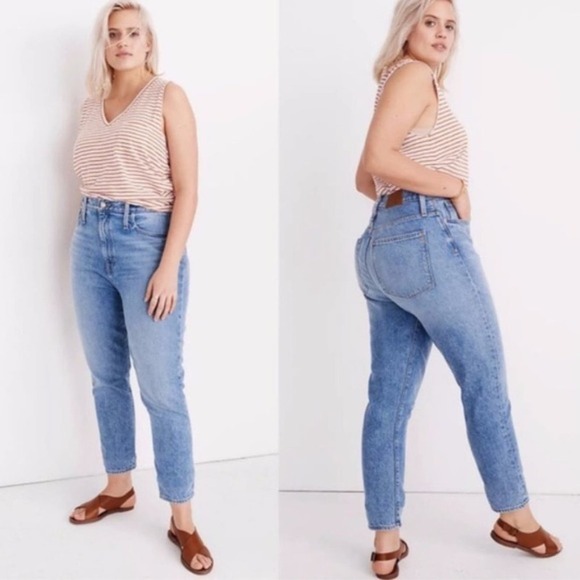 MADEWELL The MomJean in Melva Wash Size 34 - Picture 1 of 9